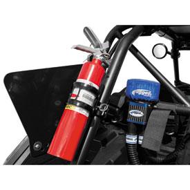 Dragonfire Racing Quick Release Fire Extinguisher Mount With Fire Extinguisher