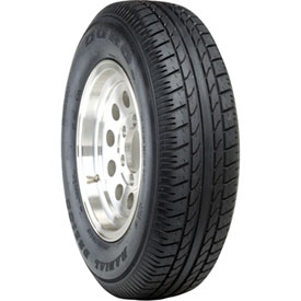 Duro DS2100 Radial Trailer Tire with 5 on 4.5 Bolt Pattern Wheel