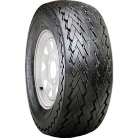 Duro HF232 Bias Trailer Tire with 5 on 4.5 Bolt Pattern Wheel