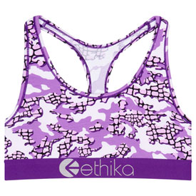 Ethika Women's Sport Bra Large Camo Snake