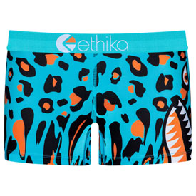 Ethika Women's Staple Boy Shorts Large BMR Leopard Drip