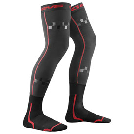 EVS Youth Fusion Knee Brace Socks Size 1-7 Black/Red