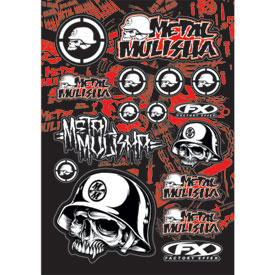 Factory Effex Metal Mulisha Sticker Sheet 1