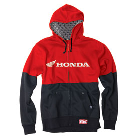 Factory Effex Honda Double Zip-Up Hooded Sweatshirt