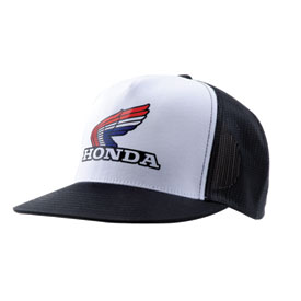 Factory Effex Honda Vintage Snapback Hat  Black/White