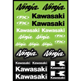 Factory Effex Kawasaki Ninja Sticker Sheet