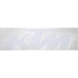 Factory Effex Die-Cut Logo Stickers KTM Style White 5-Pack