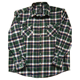 Factory Effex Kawasaki Flannel Long Sleeve Button Up Shirt