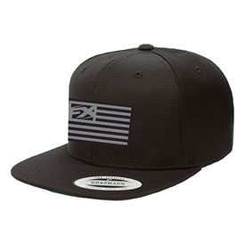 Factory Effex Flag Snapback Hat  Black