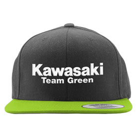 Factory Effex Kawasaki Team Green Snapback Hat  Black/Green