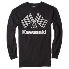Factory Effex Kawasaki Checker Long Sleeve T-Shirt