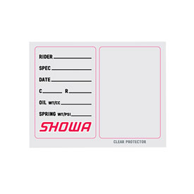Factory Effex Suspension Spec Stickers  Showa
