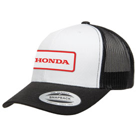 Factory Effex Honda Throwback Snapback Hat  White/Black