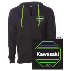 Factory Effex Kawasaki Octagon Zip-Up Hooded Sweatshirt