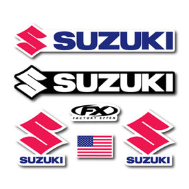 Factory Effex Jersey Iron On Kit - Suzuki