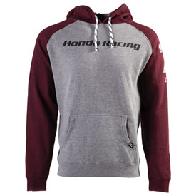 Factory Effex Honda Racing Hooded Sweatshirt Medium Grey/Burgandy