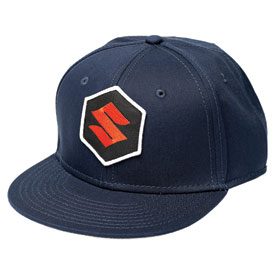 Factory Effex Youth Suzuki Mark Snapback Hat  Navy