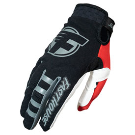 FastHouse Howler Gloves Small Black/Red
