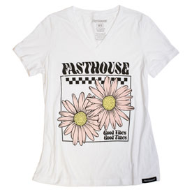 FastHouse Women's Daydreamer T-Shirt Large Vintage White