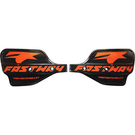 Fastway F.I.T. Version 3 Handguards with Shields 1 1/8" Bars Black/Orange