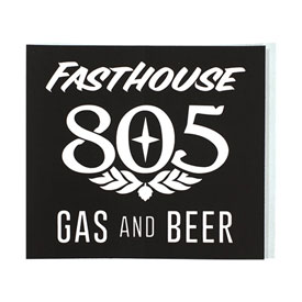 FastHouse Gas and Beer Sticker  Black/White