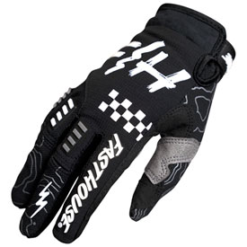 FastHouse Off-Road Gloves Small Black/White