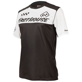 FastHouse Alloy Block MTB Jersey Small White/Black