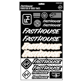 FastHouse Sticker Sheet  Black/White
