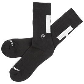 FastHouse Varsity Performance MTB Crew Socks Size 6-9 Black