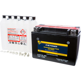 Fire Power Maintenance Free Battery with Acid CTX15LBS