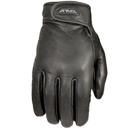 Fly Street Rumble Leather Gloves Large Black