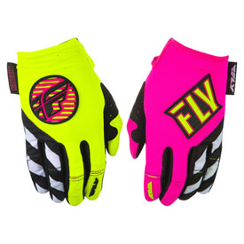 Fly Racing Girl's Youth Kinetic Gloves