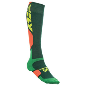 Fly Racing Thick MX Pro Socks 2020 Size 8-10 Green/Orange