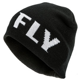 Fly Racing Fitted Beanie  Black/White