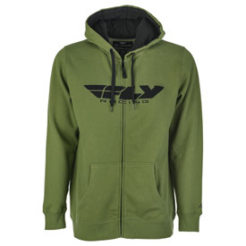 Fly Racing Corporate Zip-Up Hooded Sweatshirt