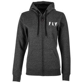 Fly Racing Women's Logo Zip-Up Hooded Sweatshirt
