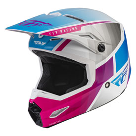 Fly Racing Kinetic Drift Helmet XX-Large Pink/White/Blue