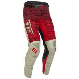 Fly Racing Kinetic Wave Pant 34" Light Grey/Red