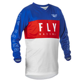 Fly Racing Youth F-16 Jersey 2022 X-Large Red/White/Blue