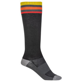 Fly Racing Youth Thin MX Socks Size 1-7 Black