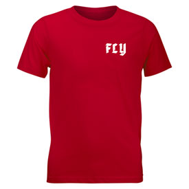 Fly Racing Youth Moto Mind T-Shirt Large Red