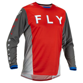Fly Racing Kinetic Kore Jersey Large Red/Grey