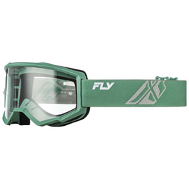 Fly Racing Focus Goggle  Olive-Grey Frame/Clear Lens