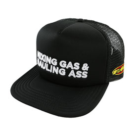 FMF Gass Snapback Trucker Hat  Black