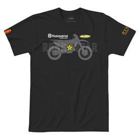 FMF Husqvarna/Rock Star Motorcycle Silhouette T-Shirt