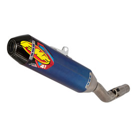FMF Factory-4.1 RCT Anodized Titanium Silencer with Carbon End Cap (NO CA)