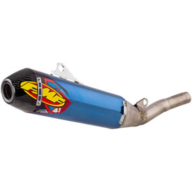 FMF Factory-4.1 RCT Anodized Titanium Silencer with Carbon End Cap