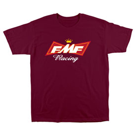 FMF King Of Gears T-Shirt Small Burgundy