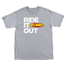 FMF Ride It Out T-Shirt Medium Heather Grey