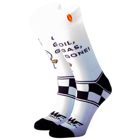 FMF Mr Pre Mix Socks Size 10-13 White